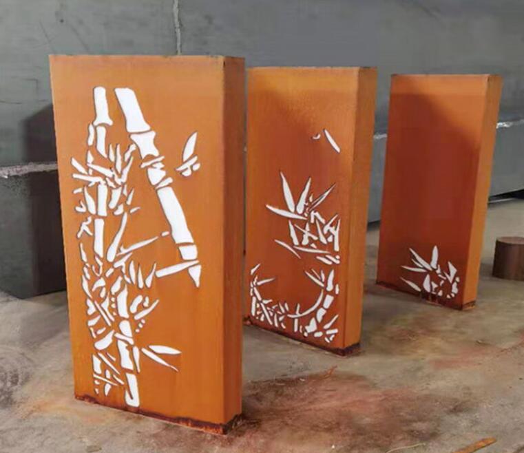 环翠锈钢板灯箱